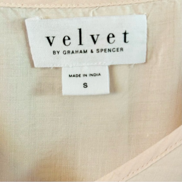 Velvet Graham Spencer Sheer Floral Drawstring Waist Slip Lng Sleeve Midi Dress S - Picture 9 of 16